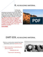 Eart-Soil: As Building Material