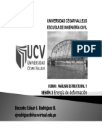 Sesión 3 - ANÁLISIS EST 1 - Energía de Deformación PDF