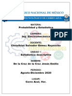 Resumen 1.4 A 1.10 Probabilidad y Estadística