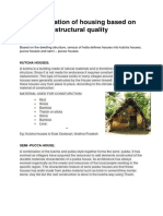 Classification of Housing Based On Structural Quality