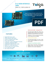 For TAMRON MP1010M-VC / MP1110M-VC For Tamron Mp1010M-Vc: Lvds To Ypbpr, Cvbs or Hdmi Interface Board