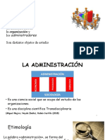 La Organización, La Administración y Los Administradores Vfinal