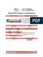 Desarrollo Humano y Profesional