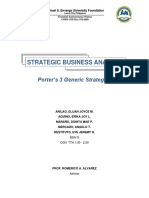 Strategic Business Analysis: Porter's 3 Generic Strategies