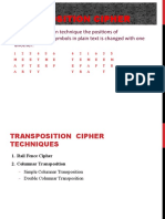 Transposition Cipher