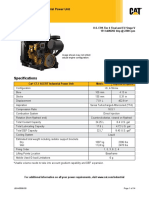 Specifications: Cat C7.1 ACERT™ Industrial Power Unit Industrial