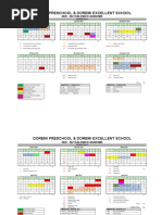 Doremi Preschool & Doremi Excellent School: 2020 - 2021 Kalender Akademik