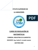 Texto de Nivelación Matemáticas 1er Año Ind. Alm.