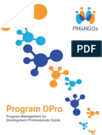 Program Management For Development Professionals Guide (Program DPro Guide) - Eng - V 1.6