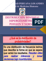 Distribución Binomial, Hipergeométrica, Poisson y Normal - M. Sc. Julie Denise Monroe Avellaneda