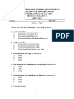 Mathematics Year 3-P1-UPT