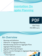 A Presentation On Aggregate Planning