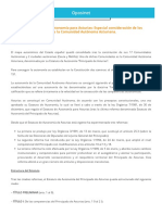 Tema 2 El Estatuto de Autonoma para Asturias Especial Consideracin de Los Rganos Institucionales de La Comun PDF