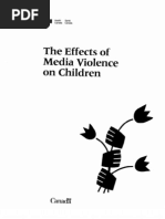 Effects of Media Violence On Children