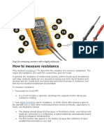 Resistance Measuring With A Digital Multimeter