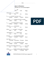 Placement 01B Beginner To Elementary