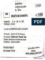 Boleta de Garantia PDF