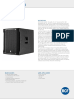 SUB 708-AS II - Spec Sheet