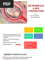 Hemorragia Del 1trimestre