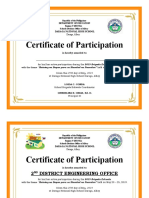 2019 BRIGADA ESKWELA Sample Certificate