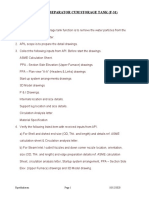 Checklist For Separator Cum Storage Tank (F-31) : Rprabhakaran 10/12/2020