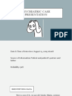 Psychiatric Case Presentation