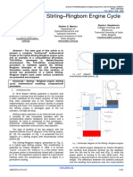 Modeling The Stirling-Ringbom Engine Cycle