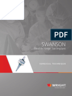 Swanson: Flexible Hinge Toe Implant