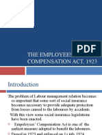 The Employees' Compensation Act