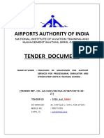 Tender Document: Airports Authority of India