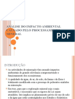 Análise Do Impacto Ambiental Causado Pelo Processamento Mineral