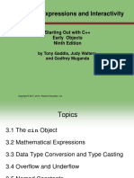 Chapter03 - Expressions, Input, Output and Data Type Conversions