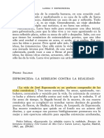 Salinas - Espronceda La Rebelión Contra La Realidad