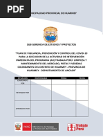 Plan Covid-19 - Mercado