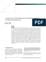 An Overview of The Simultaneous Perturbation Method For Efficient Optimization