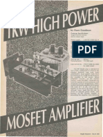 1kw Mosfet Amp PDF