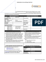 Authorization To Use and Charge