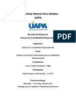 Tema I. Sistema y Estructura Administrativa de La Contabilidad Gubernamental