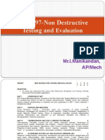 ME 8097-Non Destructive Testing And: Evaluation