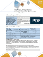 Guia de Actividades y Rubrica de Evaluación - Paso 3 - Análisis Del Problema PDF