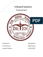 Distributed Systems: Practical No 3