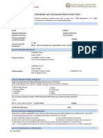 PHD Scholarship and Fellowship Application Form