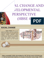 Social Change and Developmental Perspective (HBSE 4)