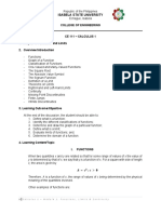 Diff. Calc. Module 1 Functions - Limits.Continuity