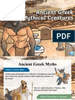 Ancient Greek Mythical Creatures Powerpoint