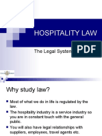 Hospitality Law: The Legal System