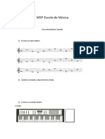 Prova de Teclado Básico PDF