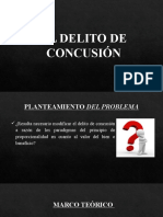 El Delito de Concusión