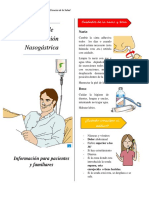 Sonda de Alimentación Nasogástrica Diptico