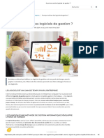 A Quoi Servent Les Logiciels de Gestion - PDF